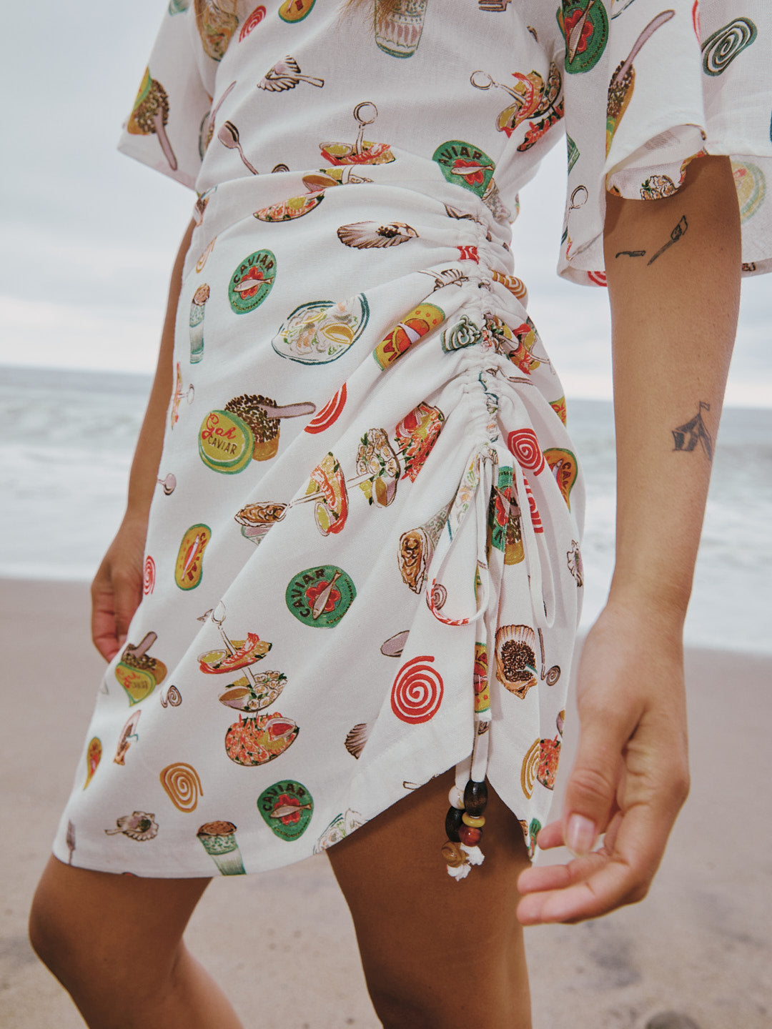 Belle Dress - Caviar Dreams White