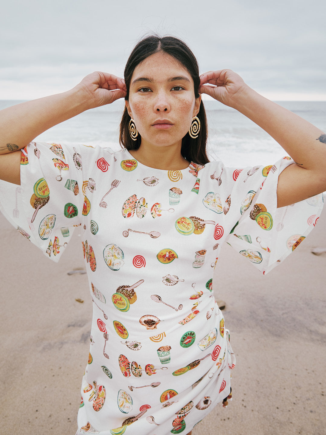 Belle Dress - Caviar Dreams White