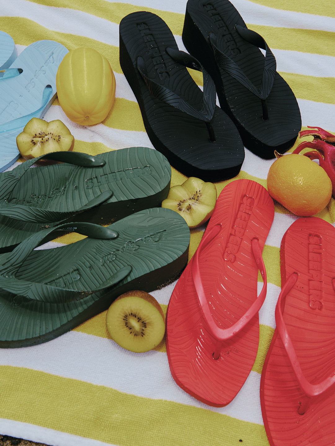 Tapered Sandal - Red