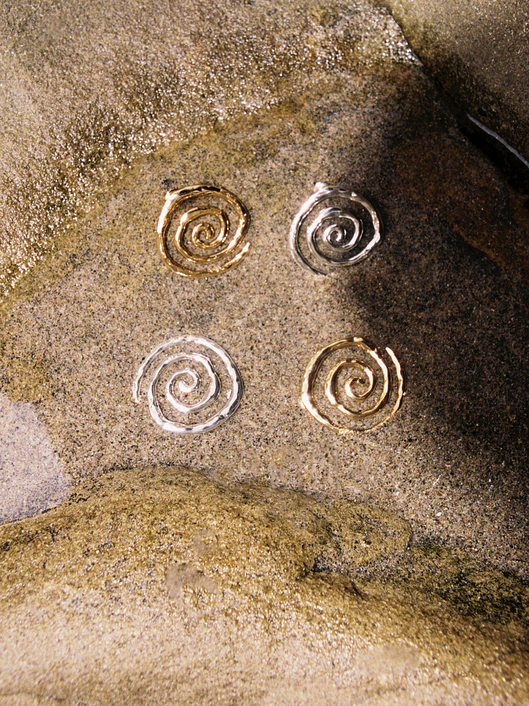 Vortex Earrings - Silver