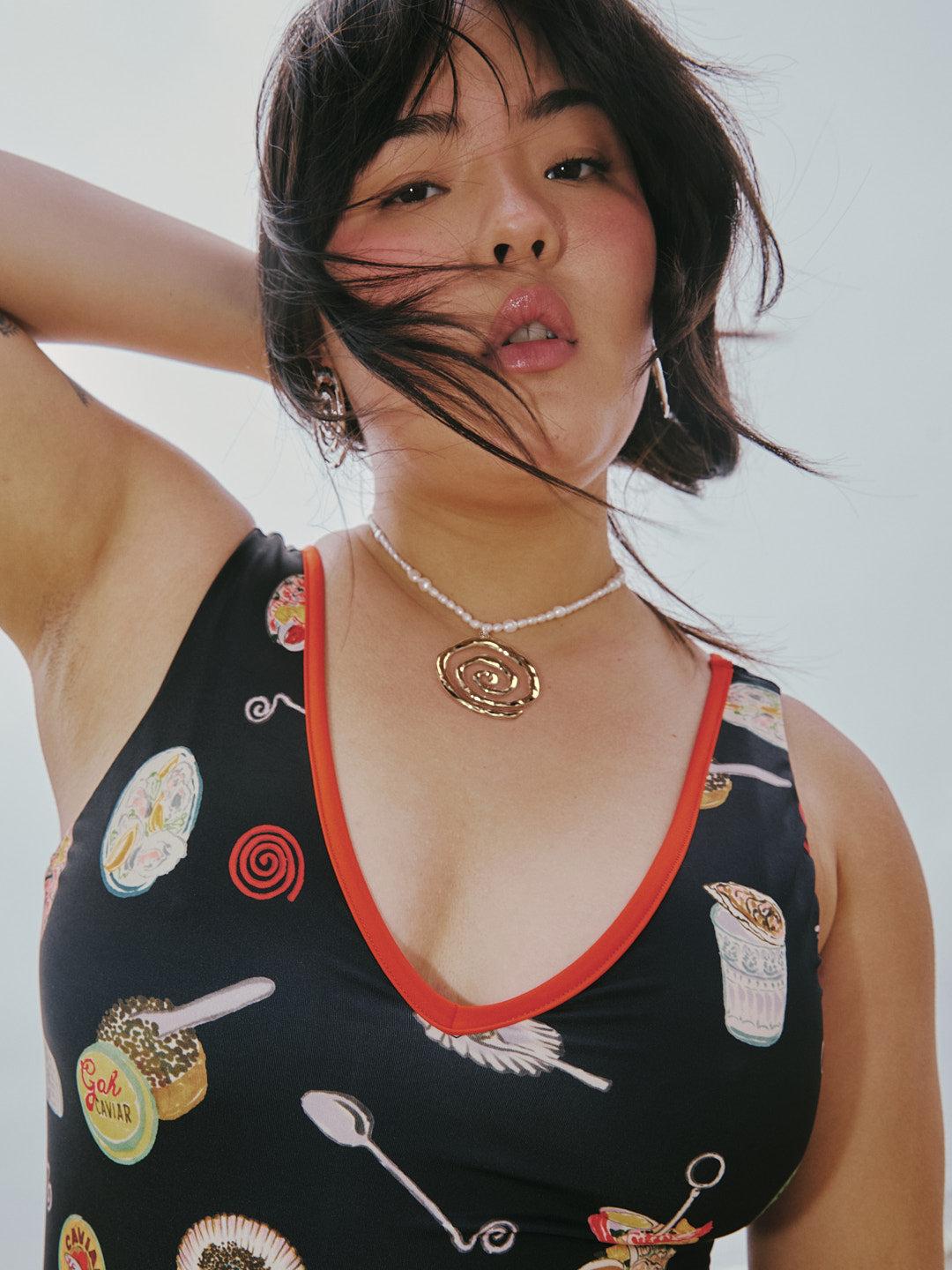 Swirl Necklace - Gold