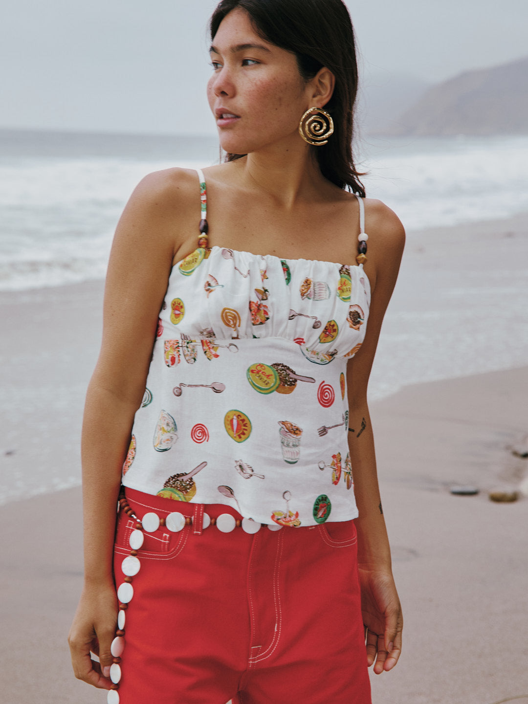 Cleo Cami - Caviar Dreams White