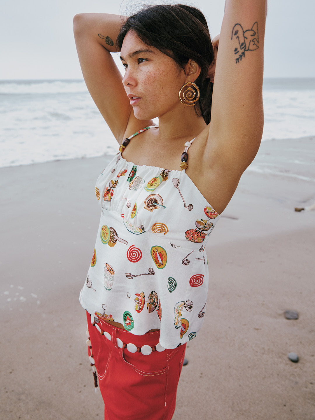 Cleo Cami - Caviar Dreams White