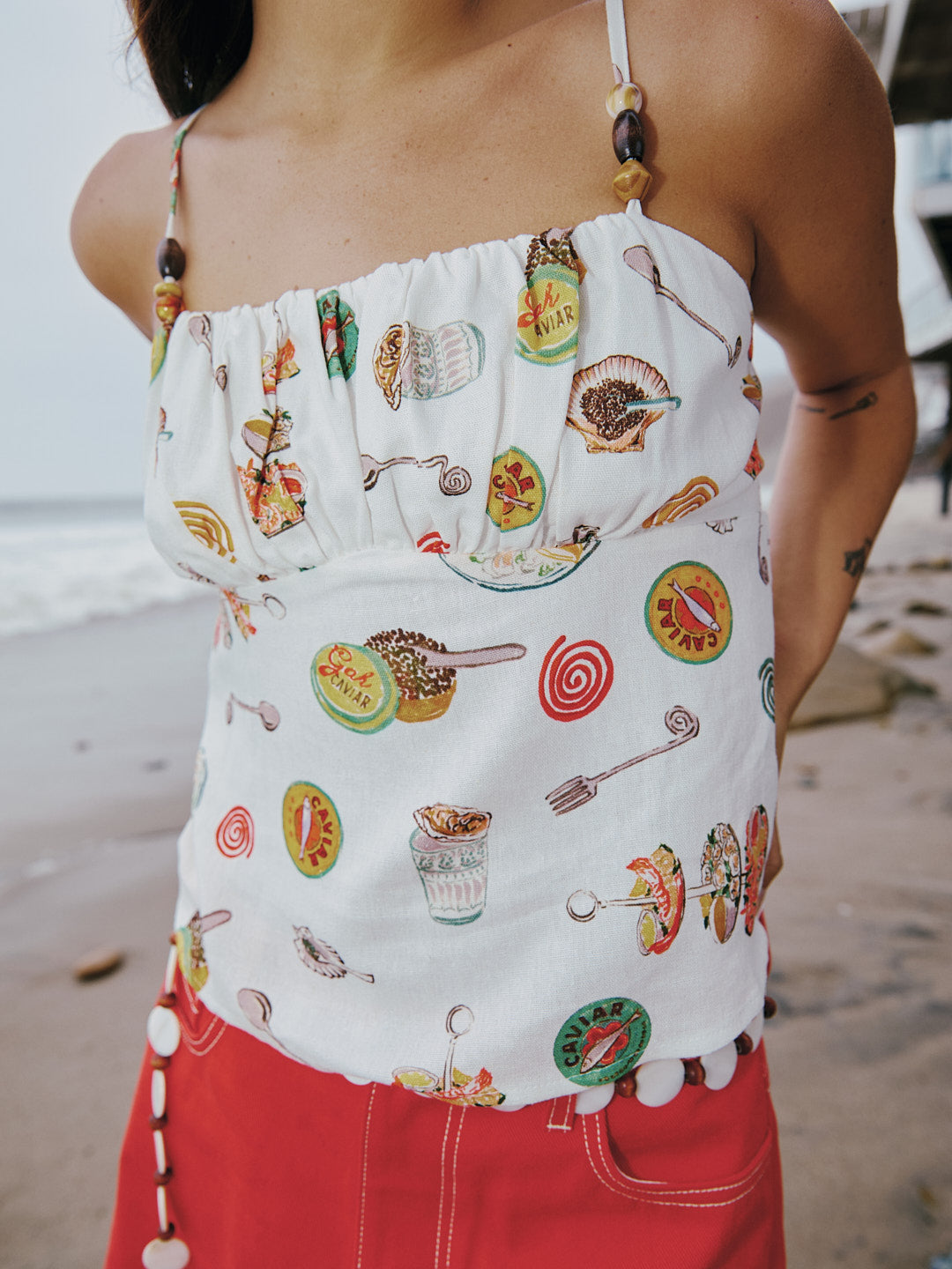 Cleo Cami - Caviar Dreams White