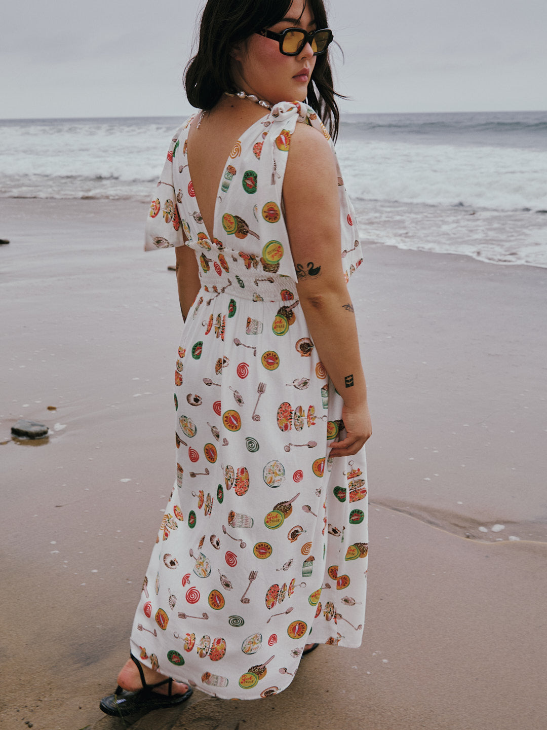 Monroe Dress - Caviar Dreams White – Lisa Says Gah