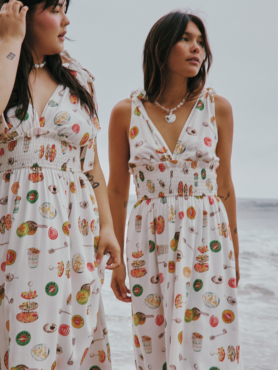 Monroe Dress - Caviar Dreams White