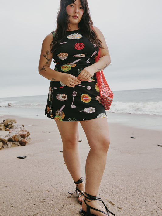 Darcy Skort - Caviar Dreams Black