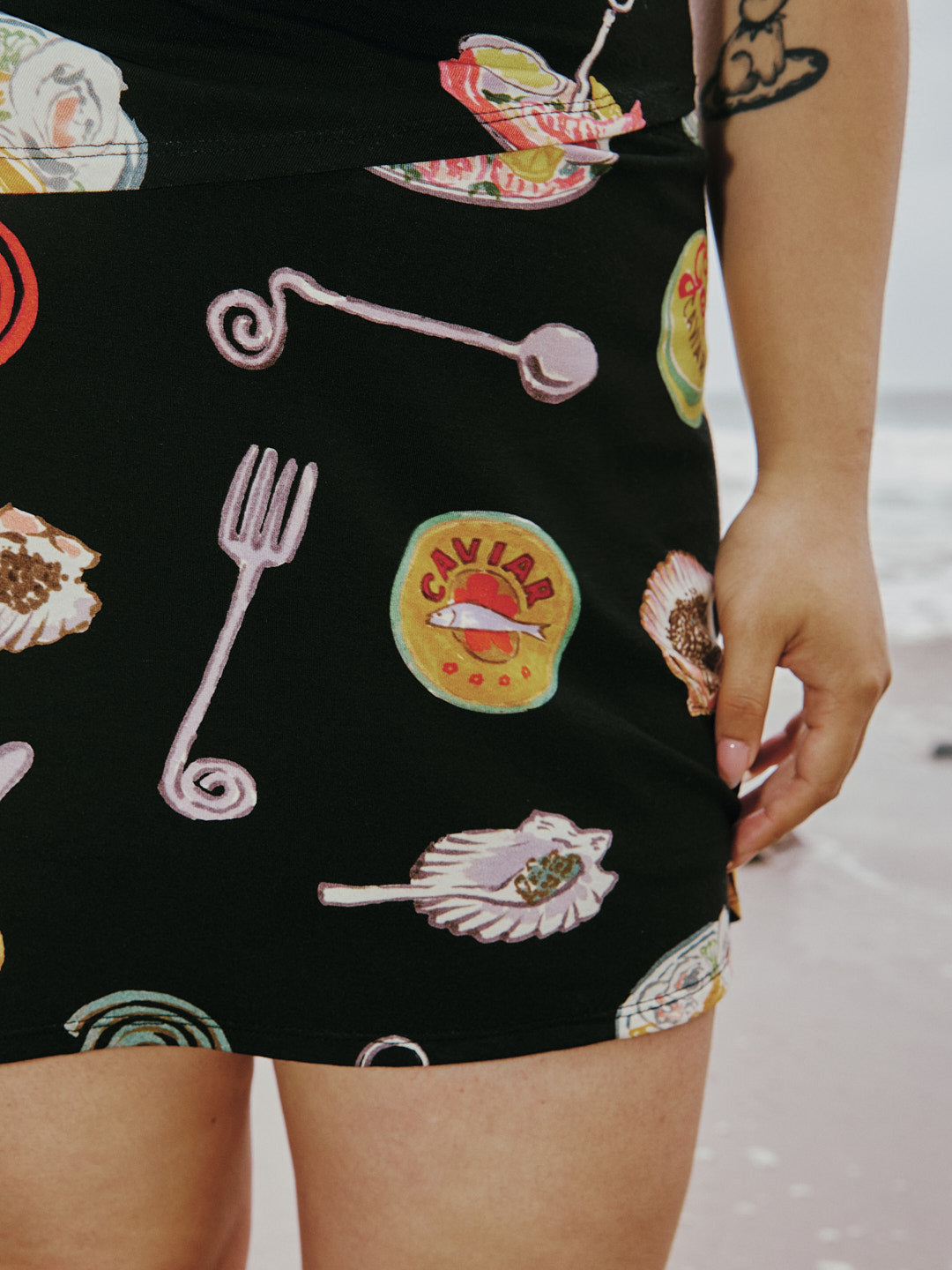 Darcy Skort - Caviar Dreams Black