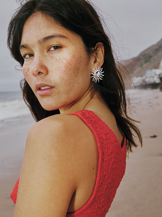 Sol Earrings - Silver