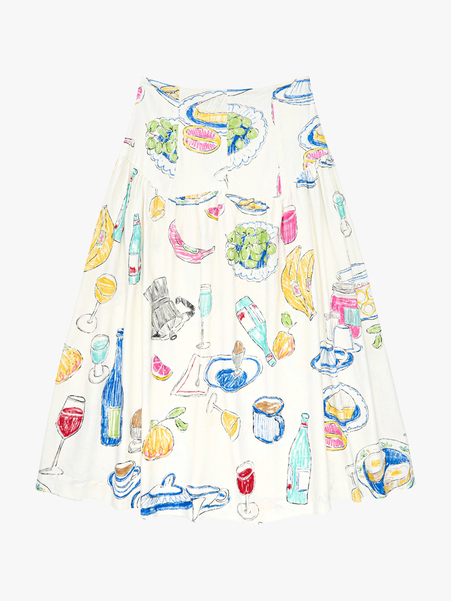 Penny Midi Skirt - Euro Breakfast
