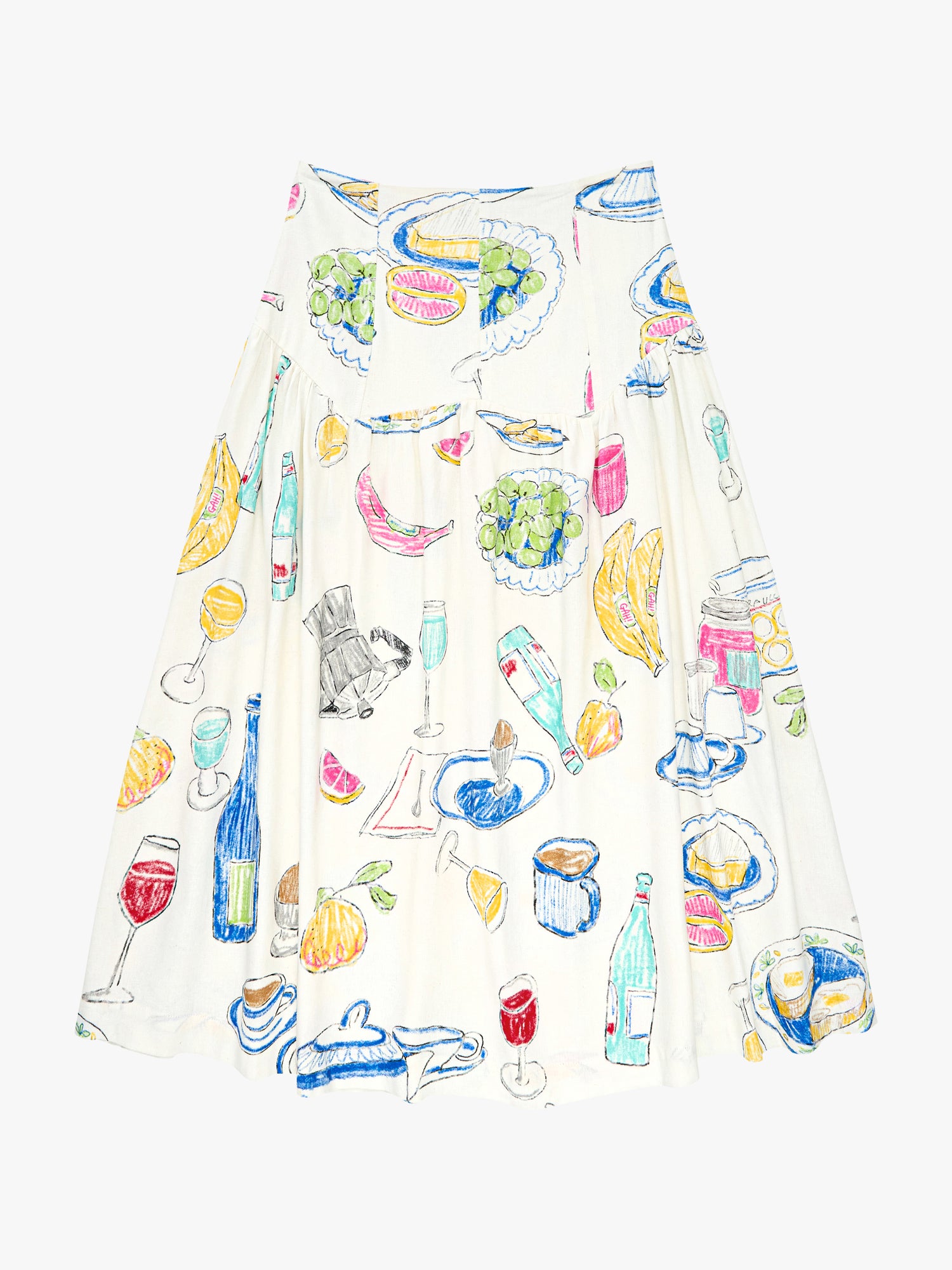 Penny Midi Skirt - Euro Breakfast