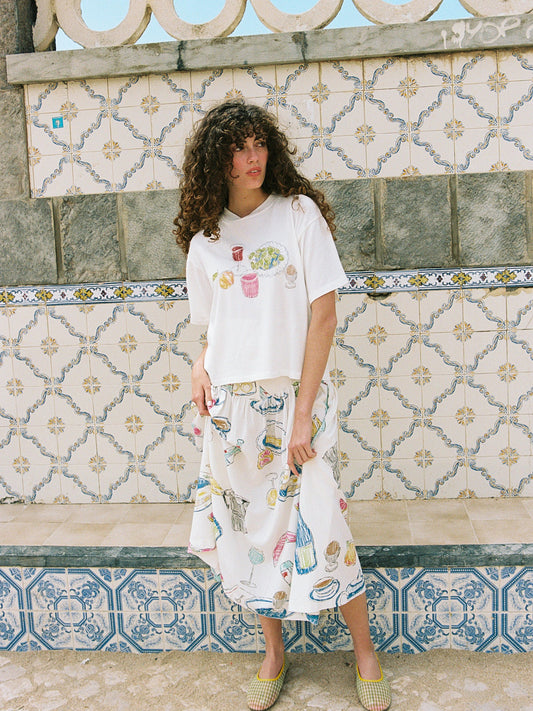 Penny Midi Skirt - Euro Breakfast