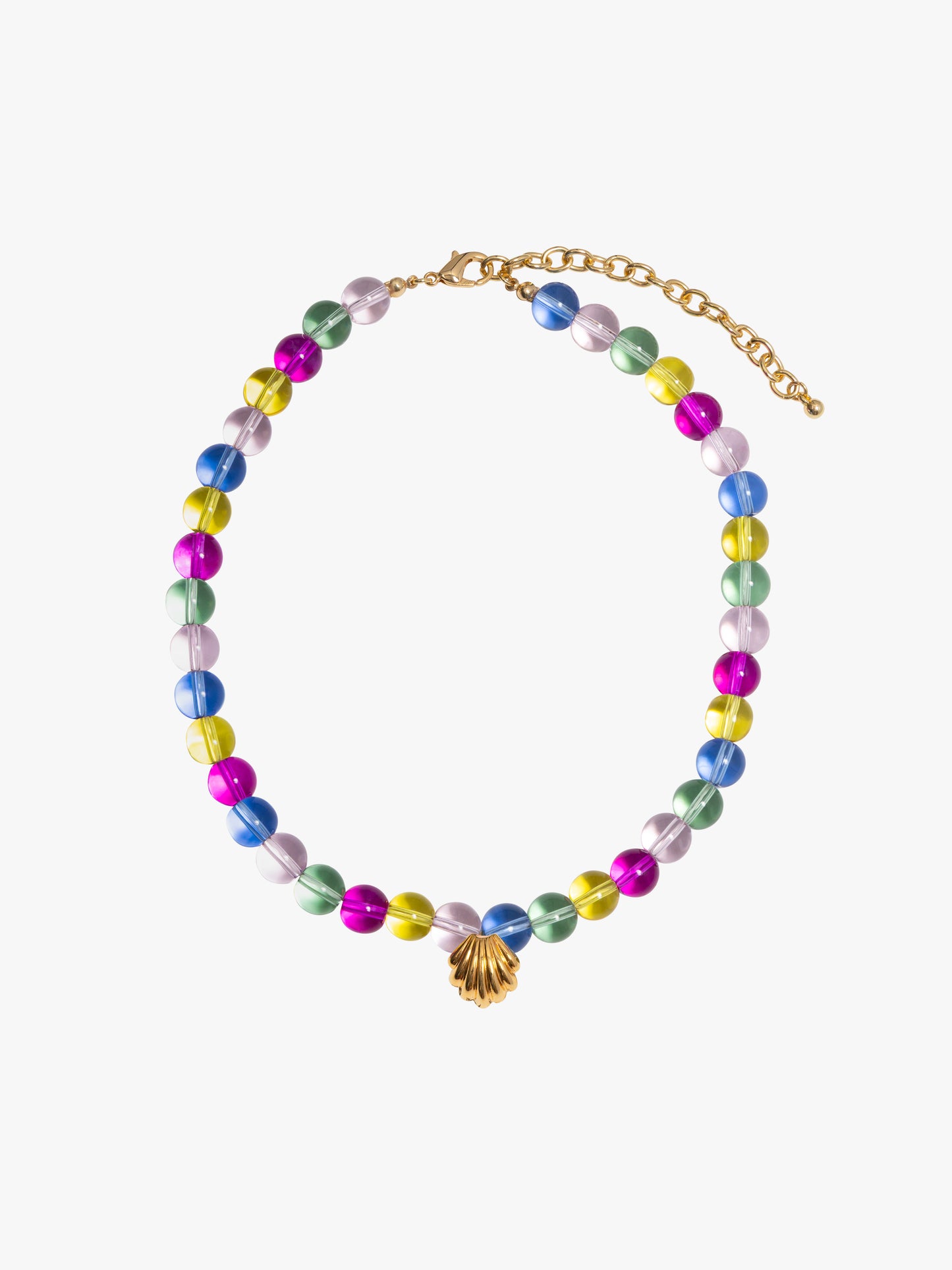 Perry Necklace - Rainbow Shell