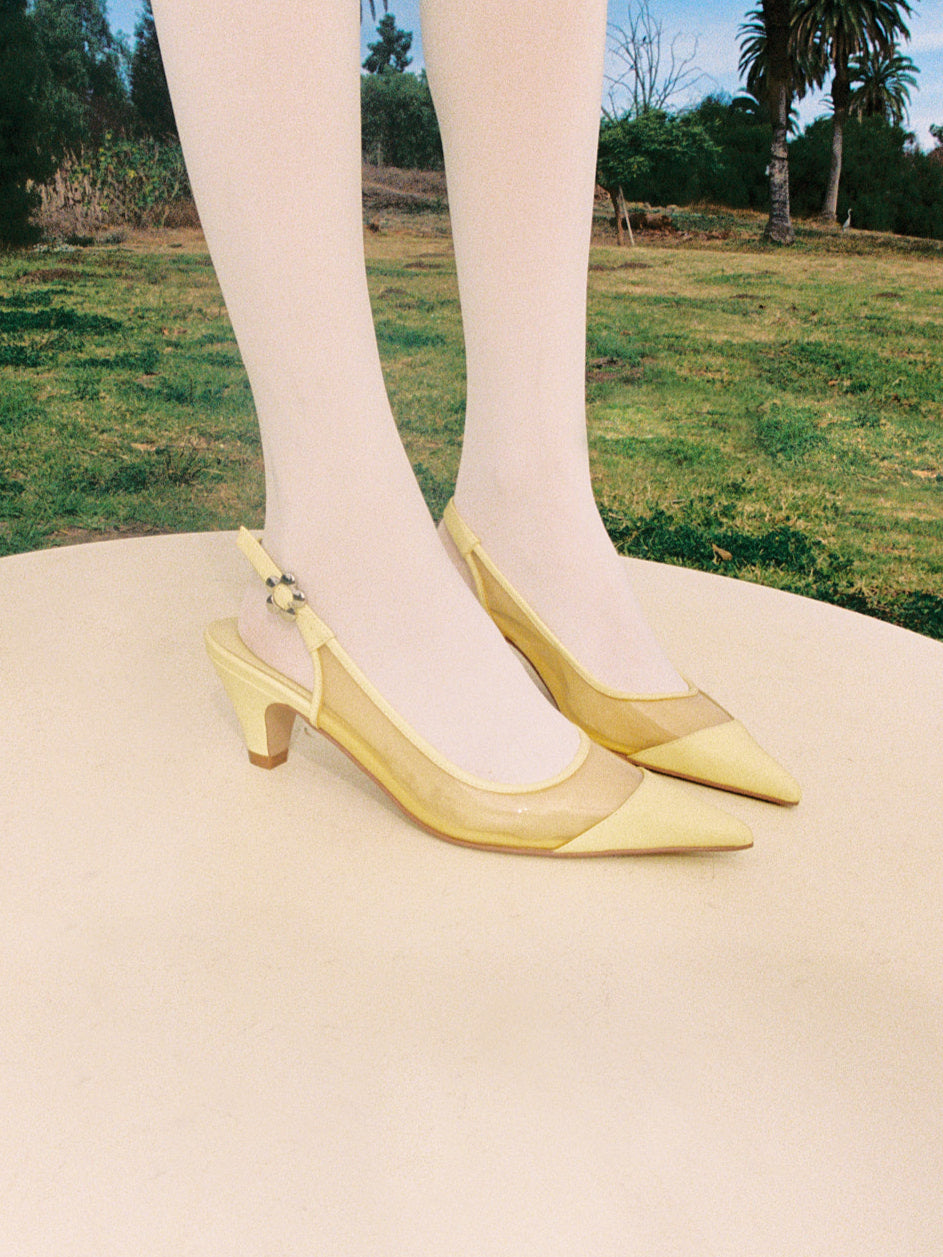 Crystal Pointy Heel - Polly Pocket™ Yellow