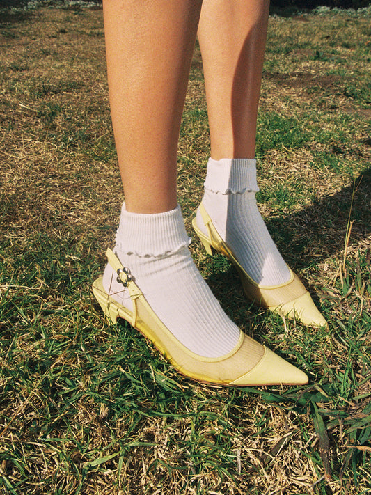 Crystal Pointy Heel - Polly Pocket™ Yellow