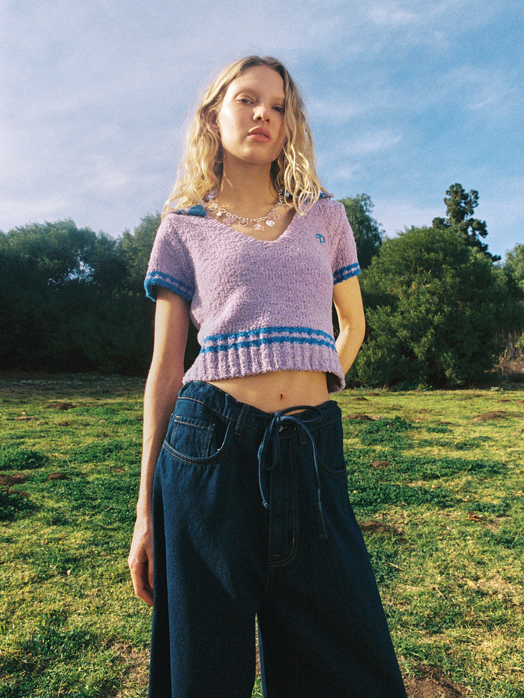 Cynthia Fuzzy Polo - Polly Pocket™ Purple