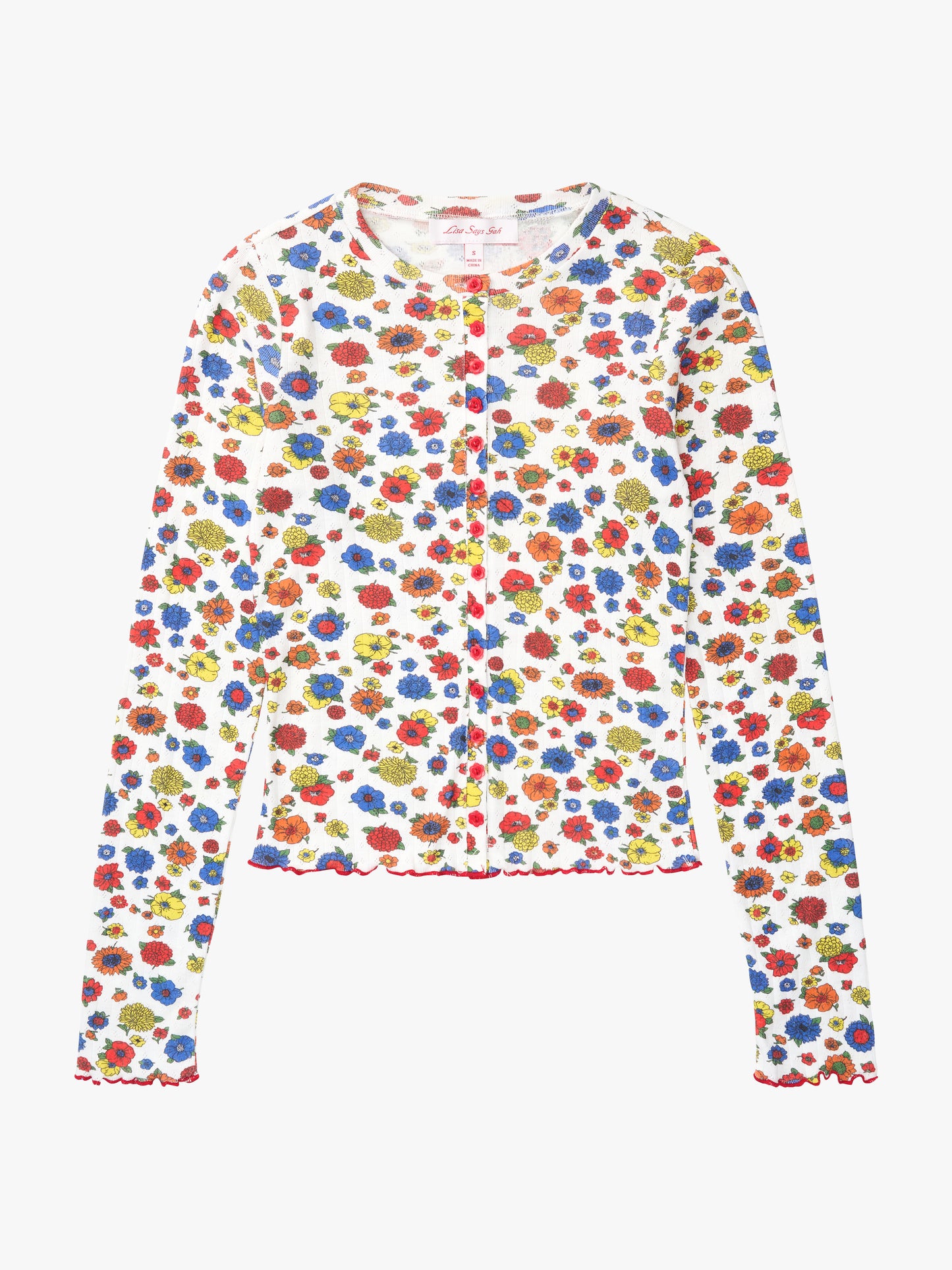 Poppy Cardi - Primary Floral
