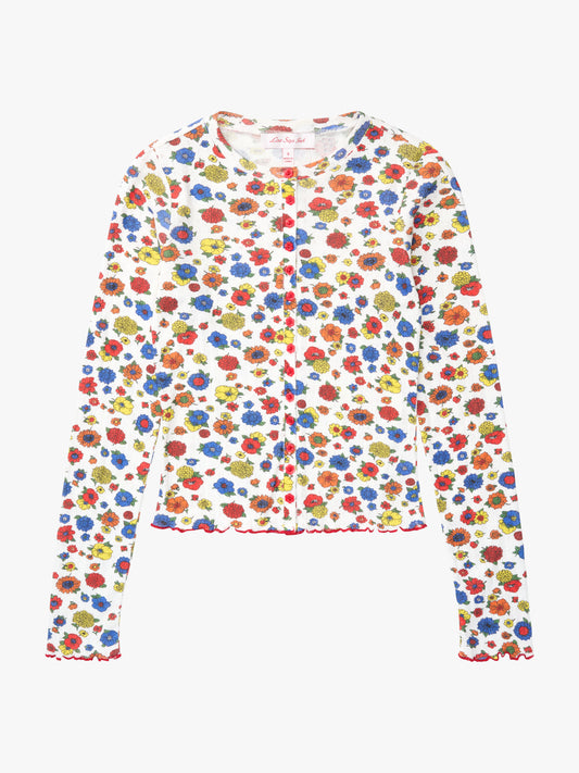 Poppy Cardi - Primary Floral