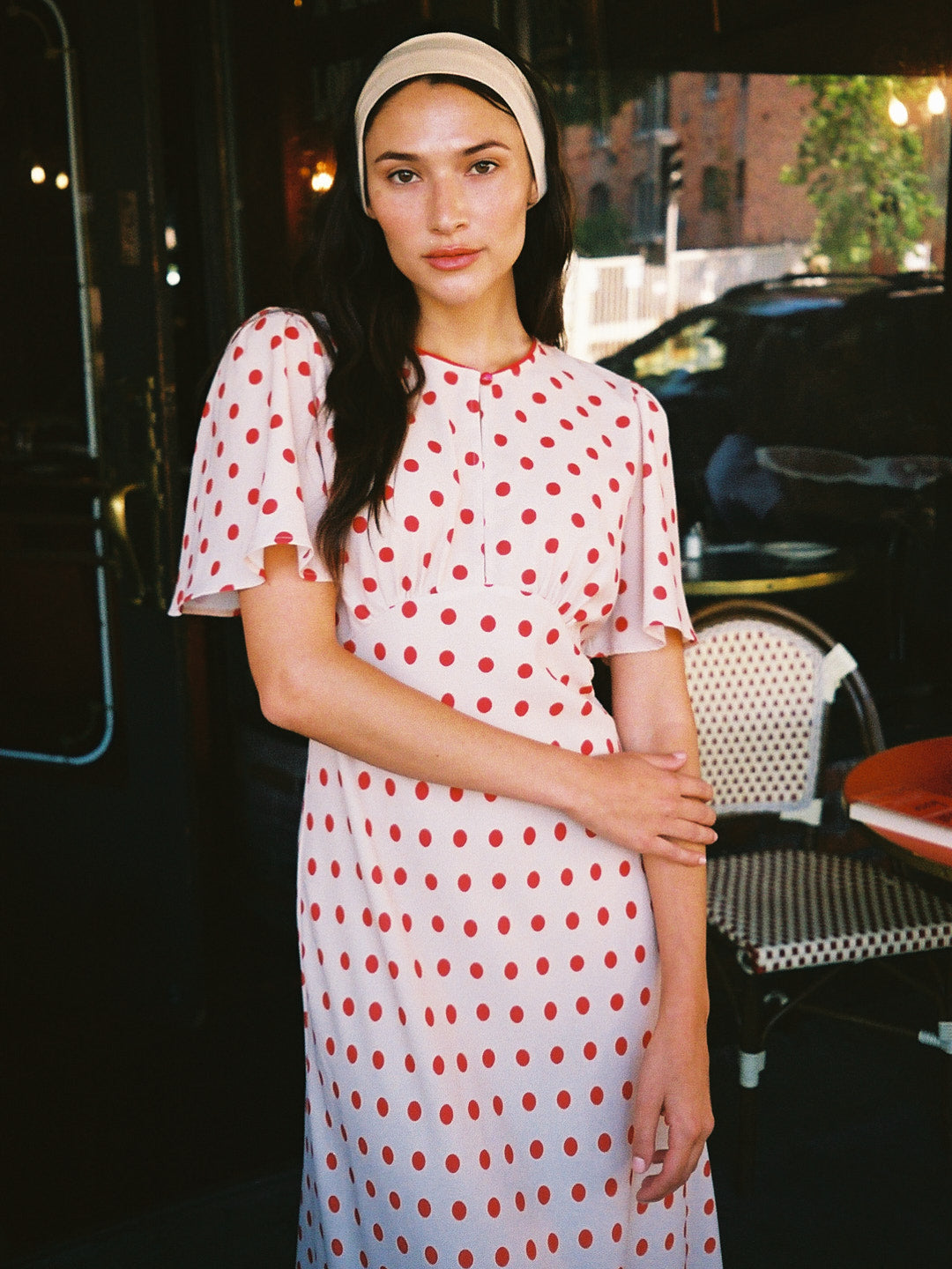 Mira Dress - Scarlett Dot