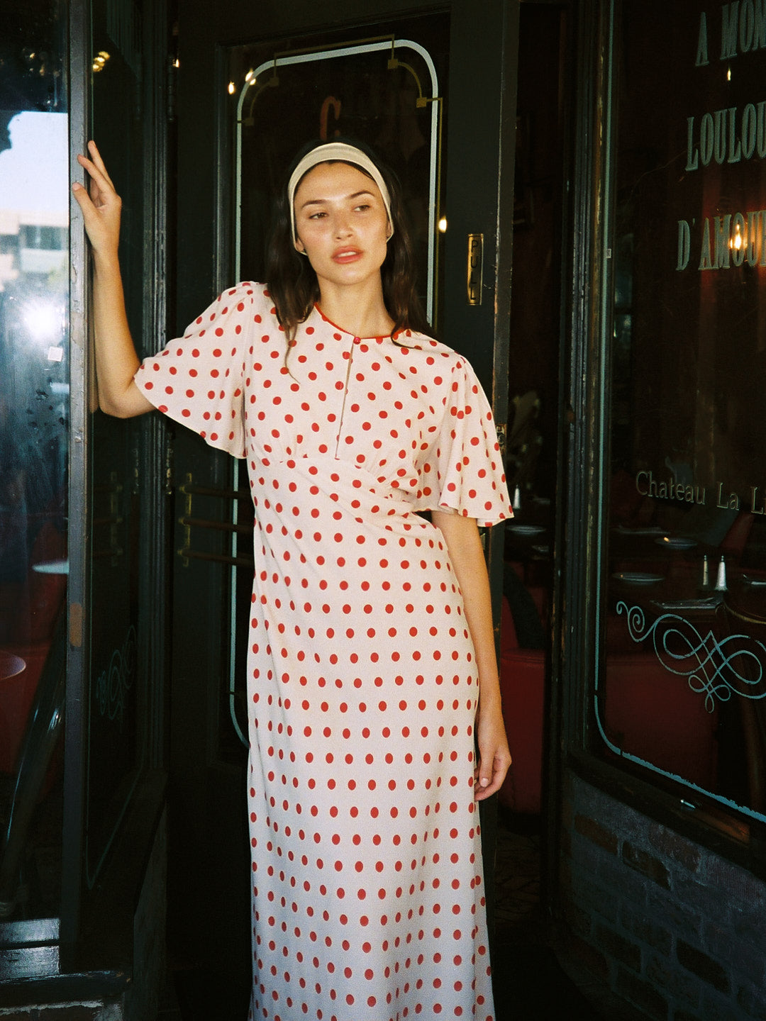 Mira Dress - Scarlett Dot