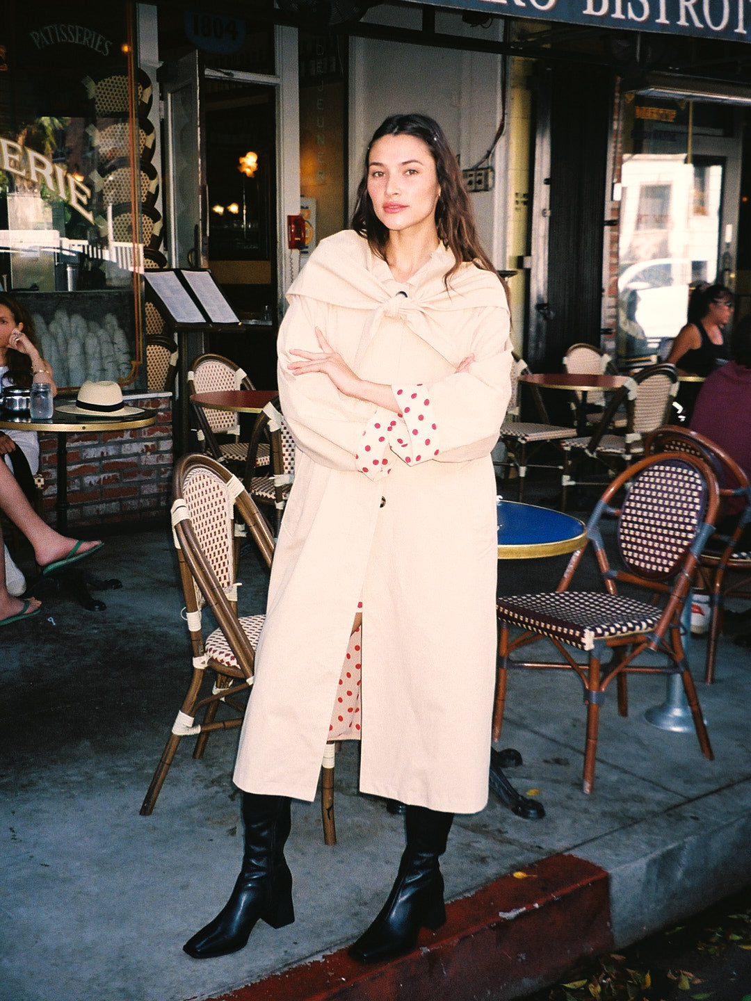 Olson Trench - Scarlett Dot – Lisa Says Gah