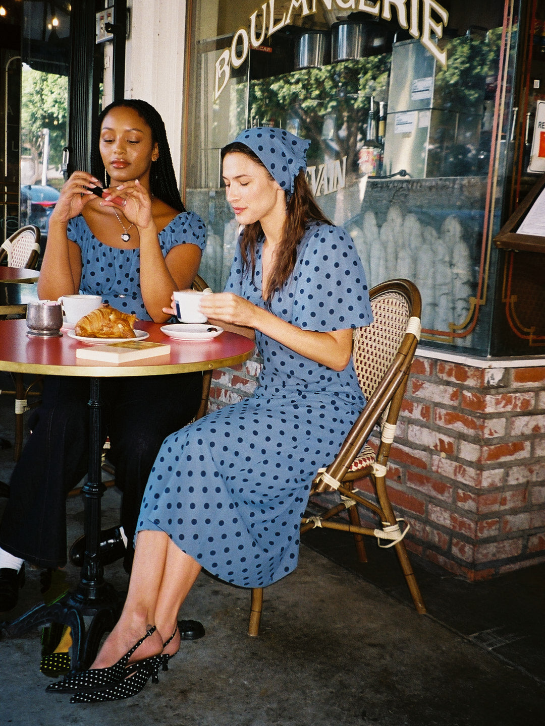 Jess Dress - Oxford Dot