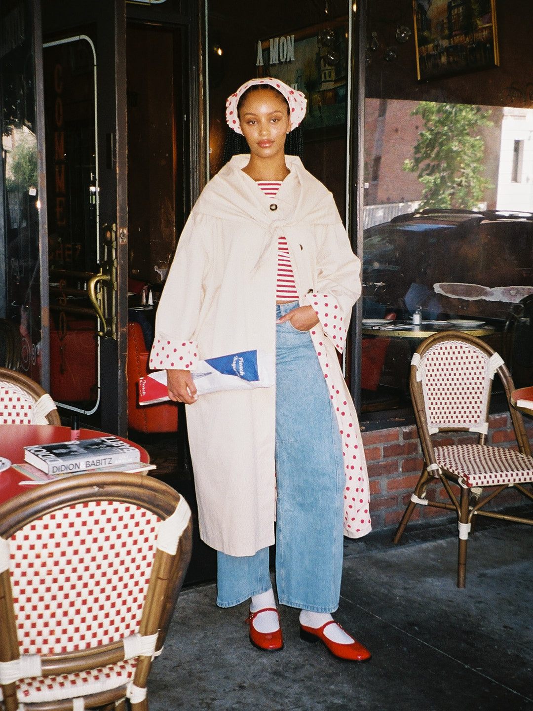 Olson Trench - Scarlett Dot – Lisa Says Gah