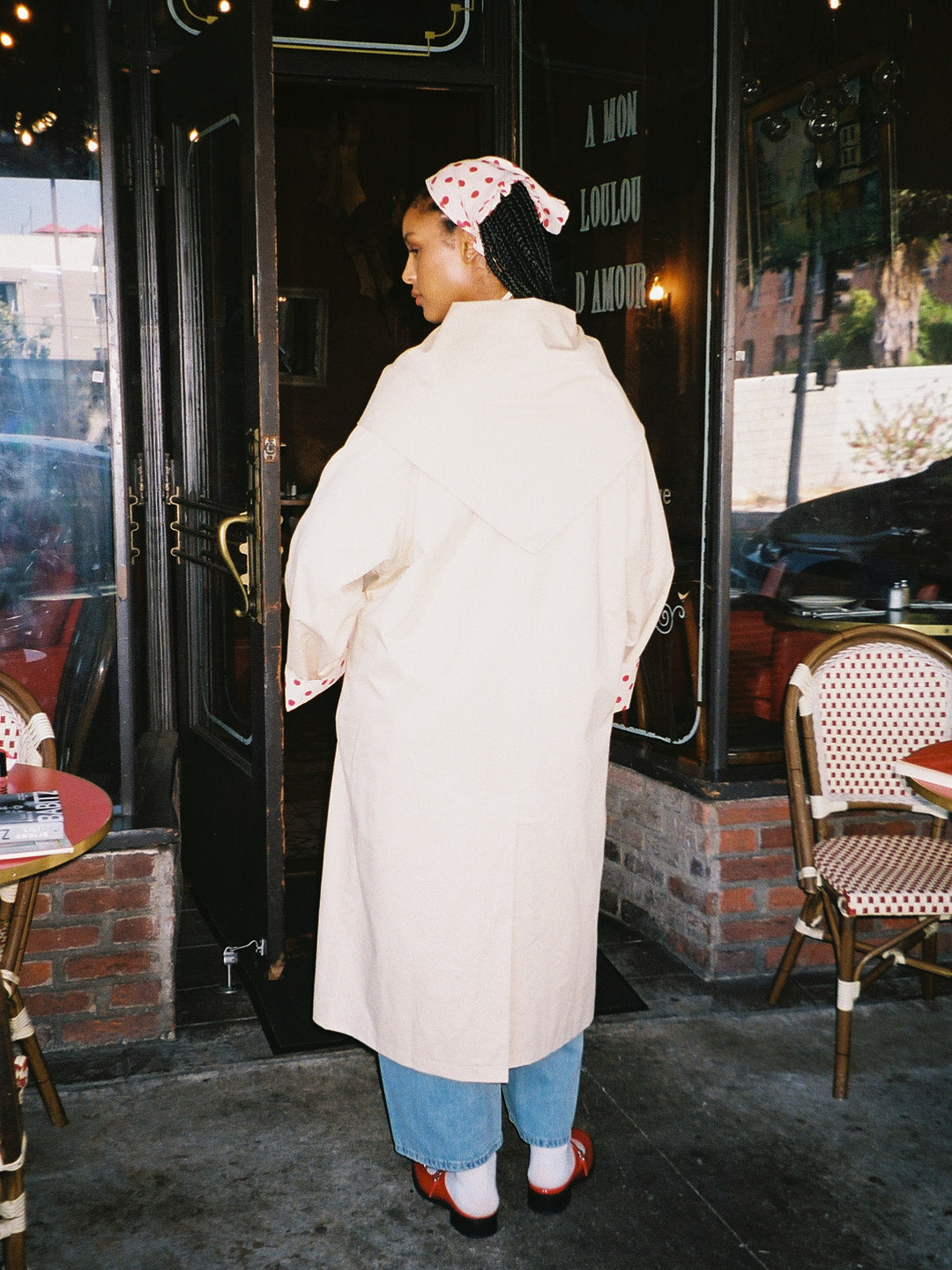 Olson Trench - Scarlett Dot – Lisa Says Gah