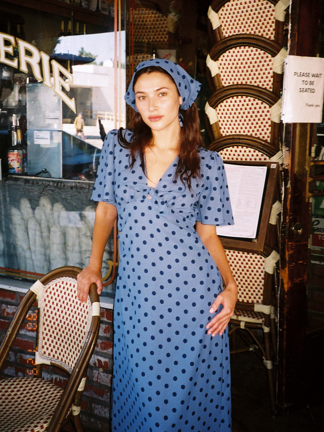 Jess Dress - Oxford Dot