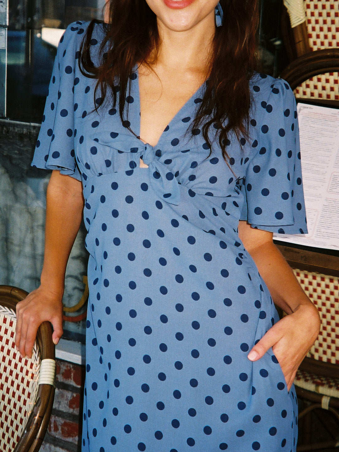 Jess Dress - Oxford Dot