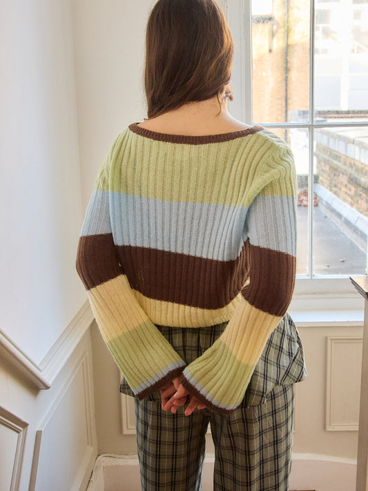 Avery Sweater - Mixed Stripe