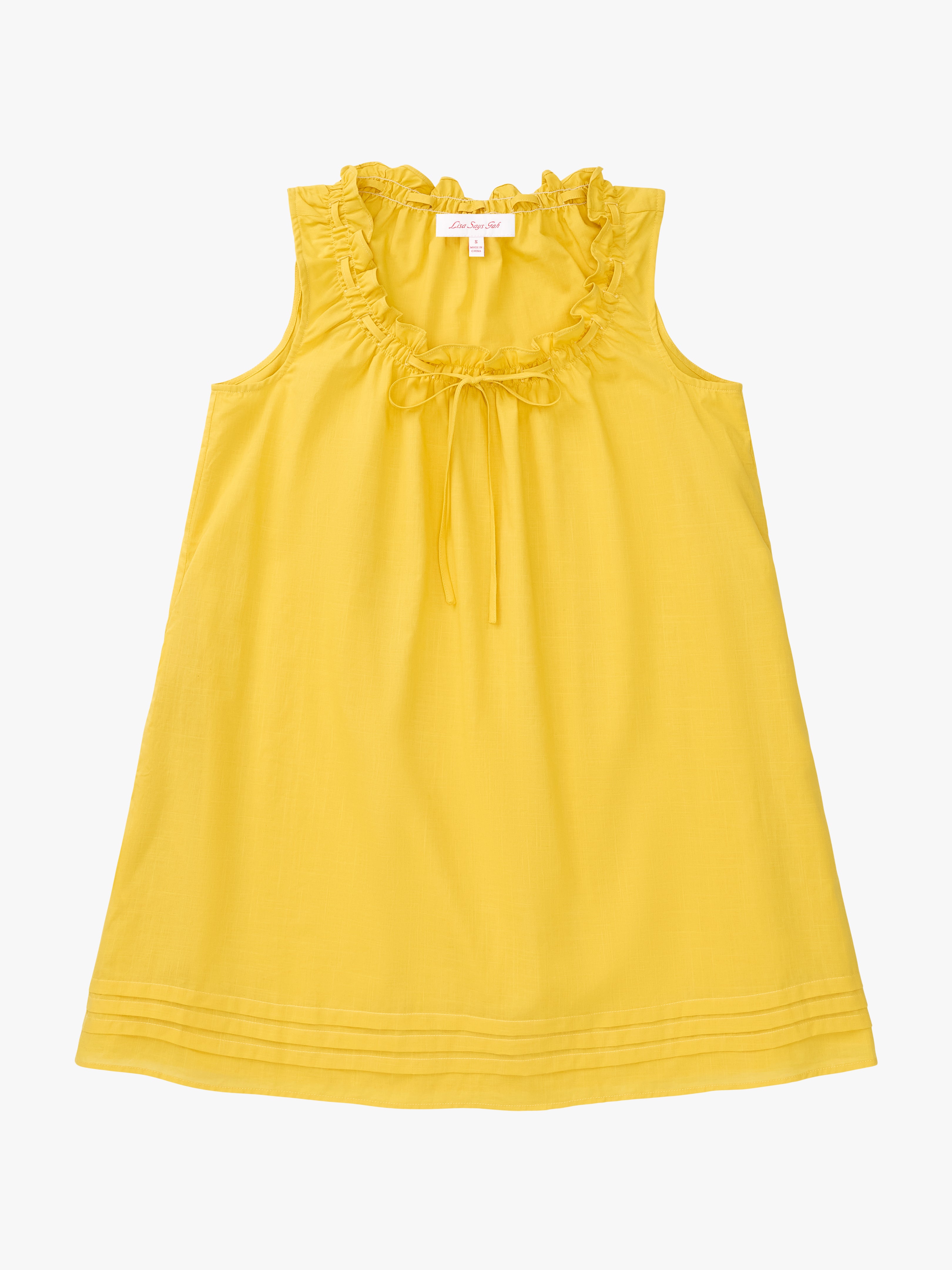 Lisa Says Gah リサセイガウ　セットアップ lisa_says_gah_quinn_dress_sun_