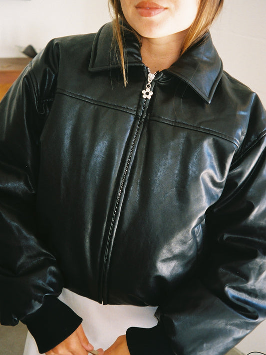 Raven Bomber Jacket - Black