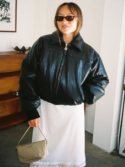 Raven Bomber Jacket - Black