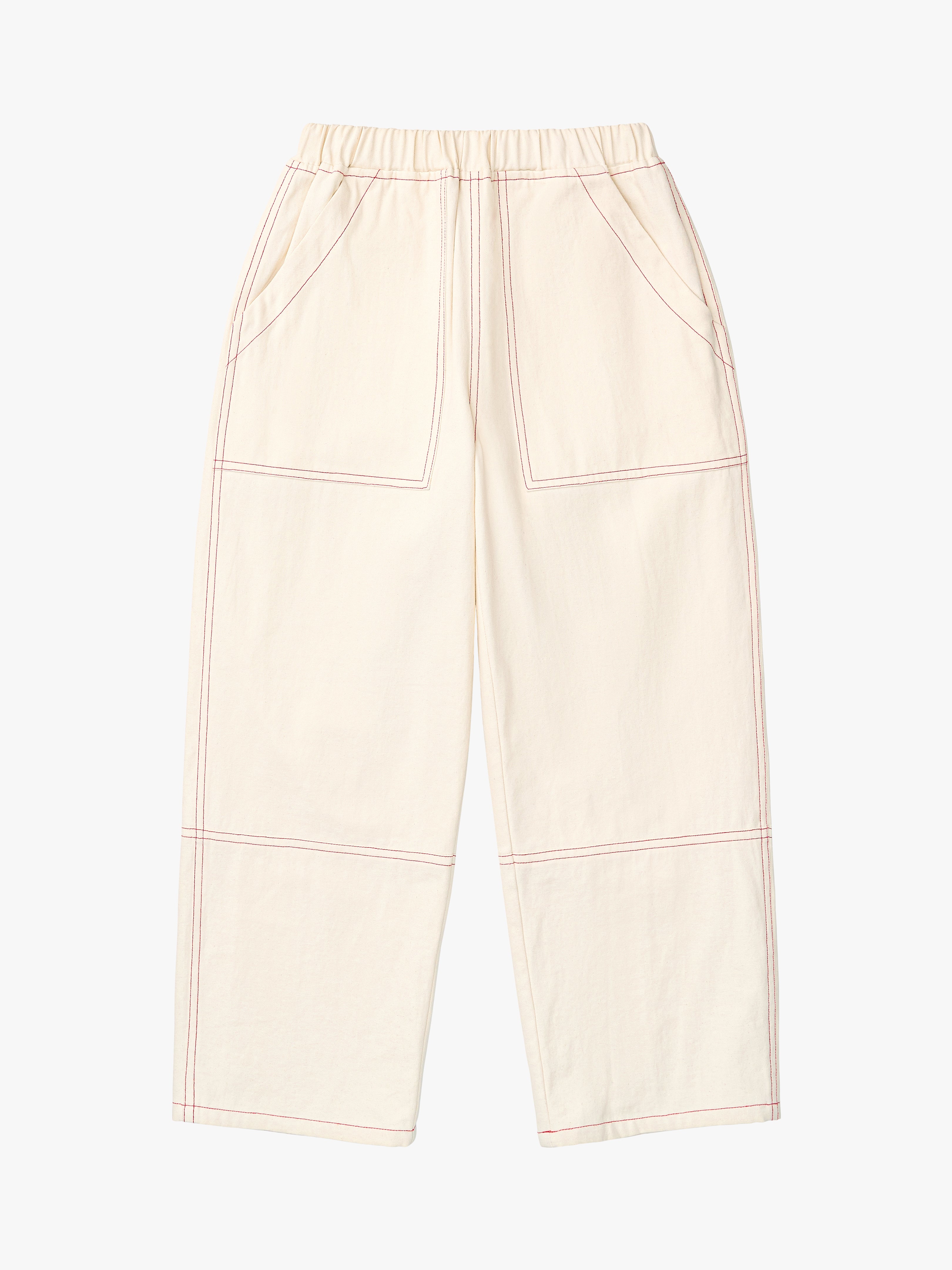 Rei Pant - Cream/Red – Lisa Says Gah