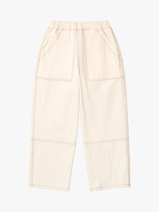 Rei Pant - Cream/Red