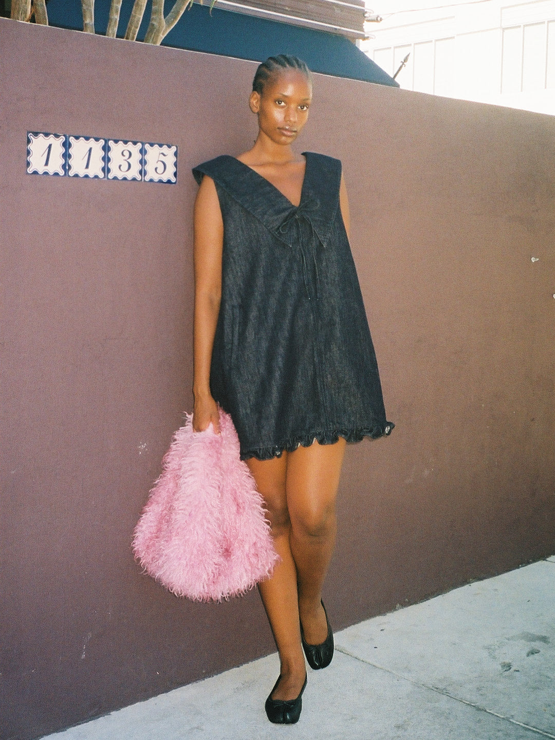 Jenny Mini Dress - Dark Wash Denim – Lisa Says Gah