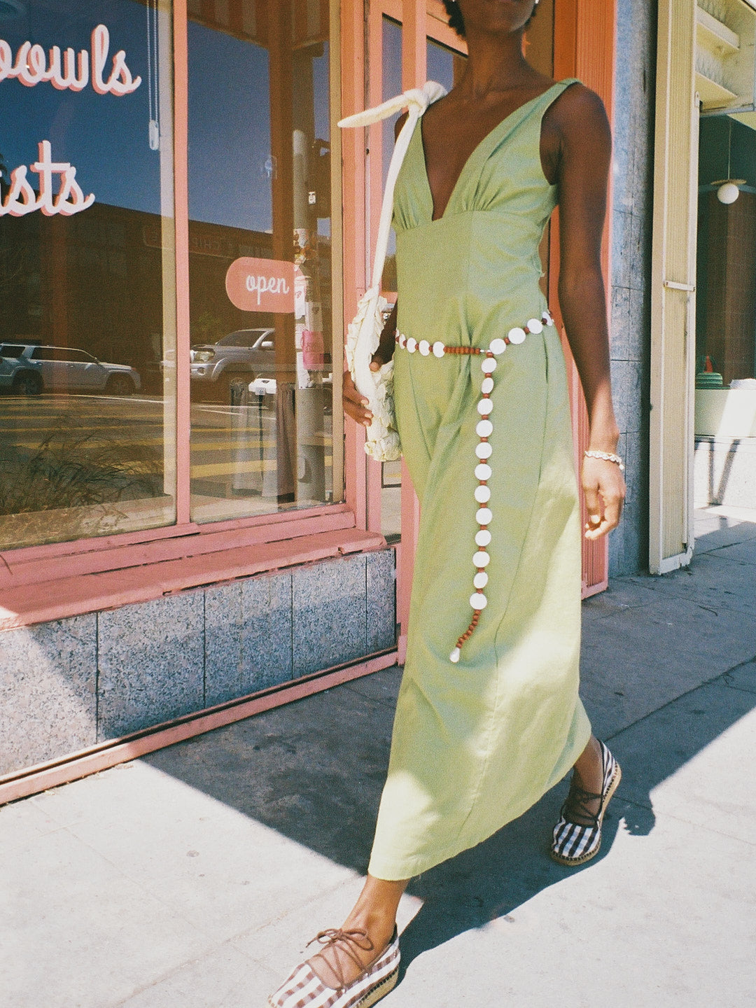 Basella Shoe - Brown Check