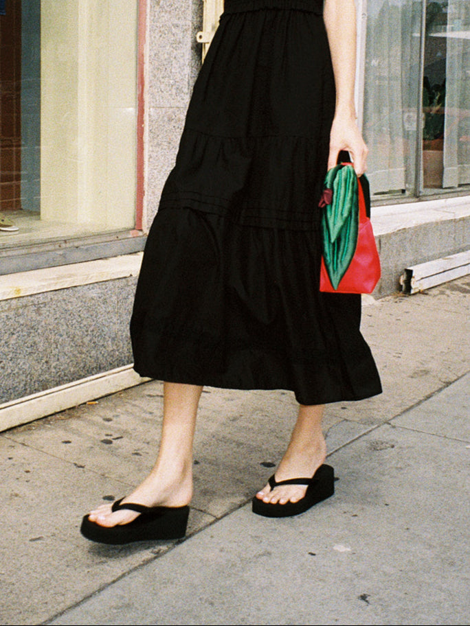 High Platform Sandal - Black