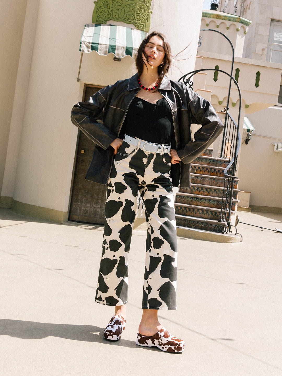 litmus lisasaysgah Robyn Jean デニム パンツ　M litmus lisasaysgah Robyn Jean デニム パンツ