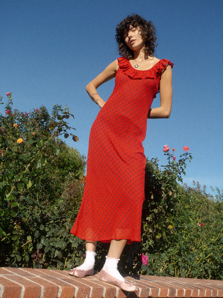 dahlia embroidered maxi dress burgundy road Free People Dahlia Embroidered Maxi Dress - Burgundy Road
