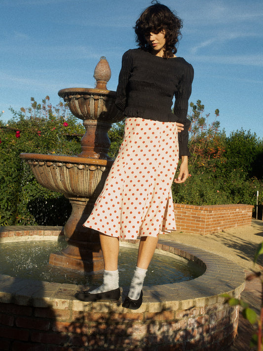Amora Skirt - Scarlett Dot