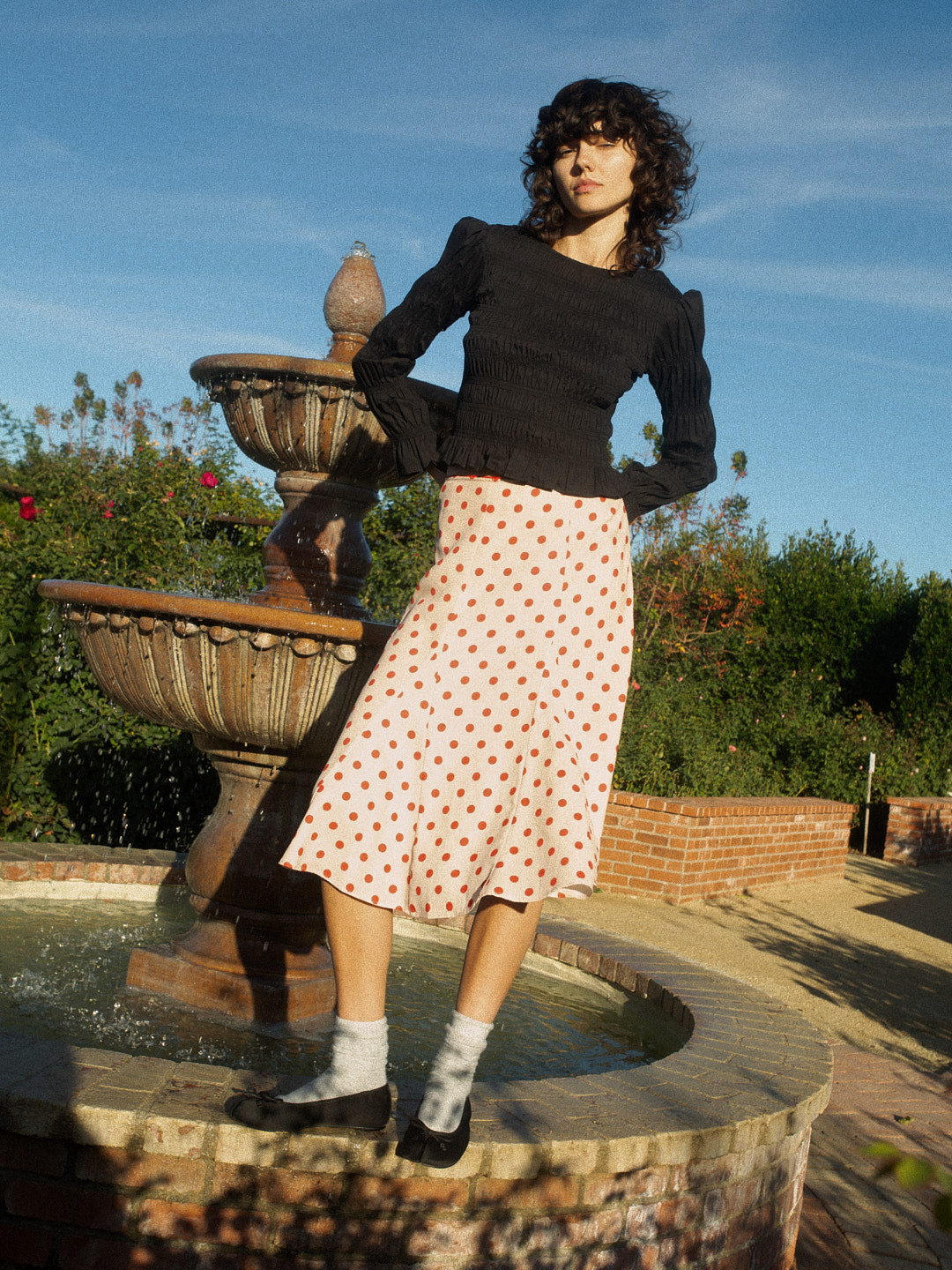 Amora Skirt - Scarlett Dot