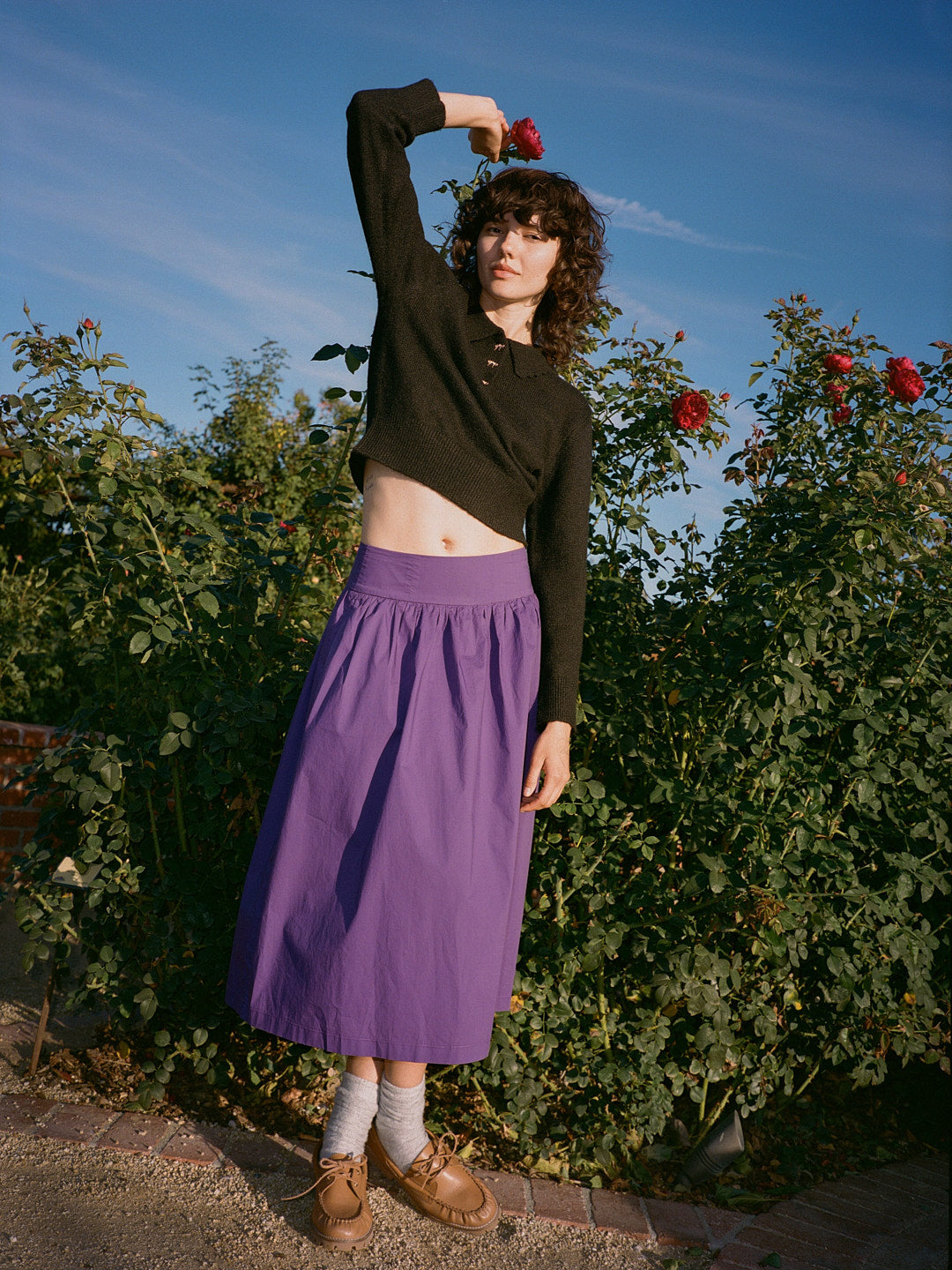 Maliah Skirt - Purple – Lisa Says Gah