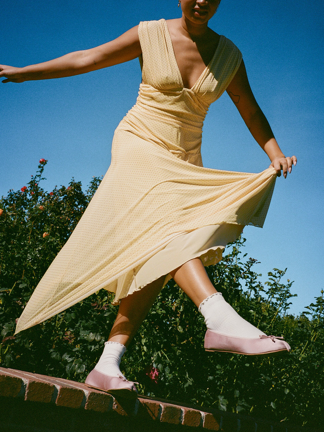 Mason Ballet Flat - Pink Satin