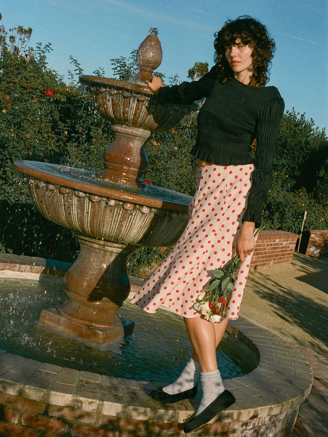 Amora Skirt - Scarlett Dot