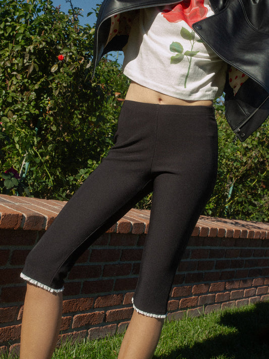 Bea Pedal Pusher - Black