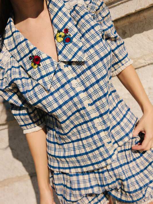 Sam Top - Cornflower