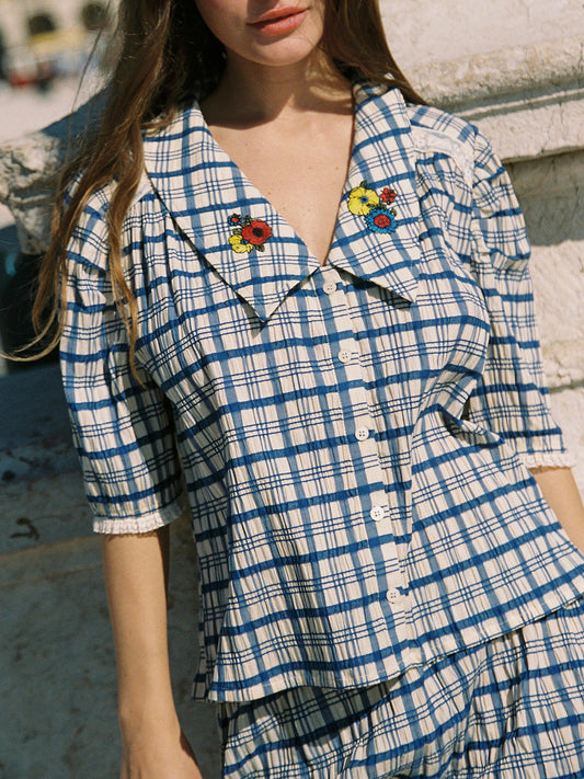 Sam Top - Cornflower