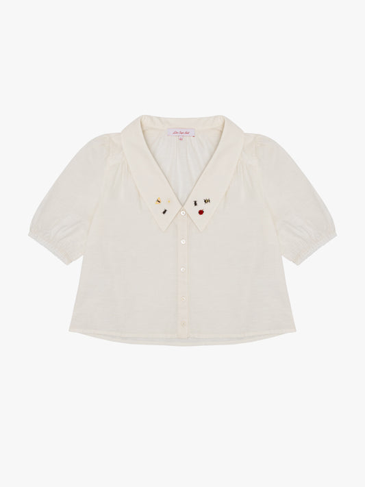 Sam Top - Garden Embroidery